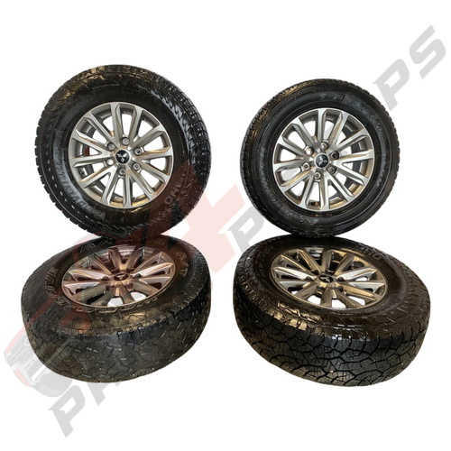 2018 Mitsubishi L200 Barbarian Set Of 17 Inch Alloy Wheels 2015-2019